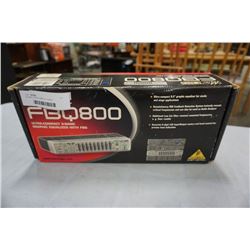 FBQ800 ULTRA-COMPACT 9 BAND EQUALIZER