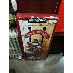 DECORATIVE METAL SLED IN BOX