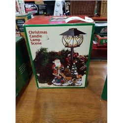 CHRISTMAS CANDLE LAMP SCENE
