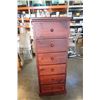 Image 1 : 6 DRAWER PINE CHEST OF DRAWERS