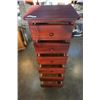Image 7 : 6 DRAWER PINE CHEST OF DRAWERS
