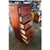 Image 8 : 6 DRAWER PINE CHEST OF DRAWERS