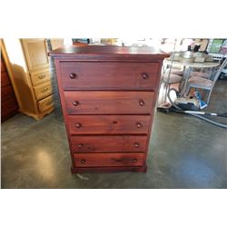 PINE 5 DRAWER WARDROBE