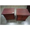 Image 3 : PAIR OF PINE 2 DRAWER NIGHTSTANDS