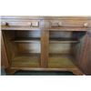 Image 10 : 2 DRAWER WOOD SERVER