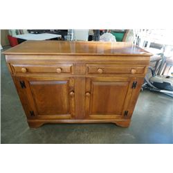 2 DRAWER WOOD SERVER