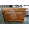 Image 2 : 2 DRAWER WOOD SERVER