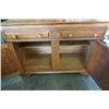 Image 9 : 2 DRAWER WOOD SERVER