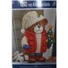 Image 2 : Bear with christmas tree door step figure
