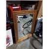 Image 1 : LARGE BEVELLED WALL MIRROR