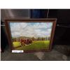 Image 1 : Framed oil on board signed mcrae