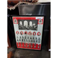 FRAMED PRIME MINISTERS OF CANADA PRE 1967