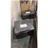 Image 1 : PAIR OF 27 INCH LAUNDRY PEDESTALS - BLACK