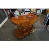 Image 10 : VINTAGE DROP SIDE TEA CART