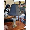 Image 2 : STONE ELEPHANT AND TABLE LAMP