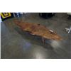 Image 1 : 6FT LONG WOOD SLAB COFFEE TABLE