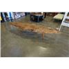 Image 2 : 6FT LONG WOOD SLAB COFFEE TABLE