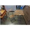 Image 2 : Folding table with chair and companion set