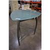 Image 3 : BAR HEIGHT GLASSTOP DINING TABLE