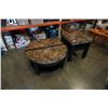 Image 1 : ADJUSTABLE HEIGHT COFFEE TABLE AND SQUARE END TABLE SET