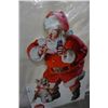 Image 3 : 2 VINTAGE COCA-COLA STAND UP SANTA  ADVERTS - 3.5 AND 5 FEET TALL