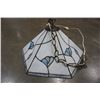 Image 2 : Stained glass hanging light
