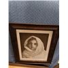 Image 3 : Three vintage pictures and framed mirror