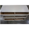 Image 8 : WHITE 6 DRAWER DRESSER