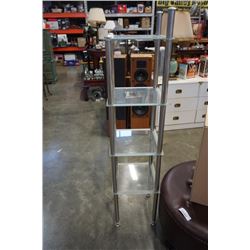 4 TIER GLASS SHELF