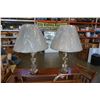 Image 1 : PAIR OF TRIPLE PRISM TABLE LAMPS