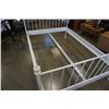 Image 3 : WHITE METAL DOUBLE SIZE BED FRAME