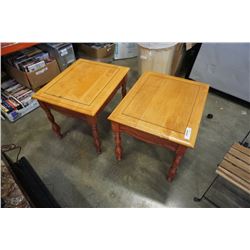 Pair of end tables