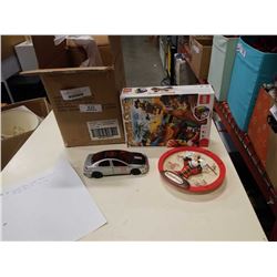 MICKEY MOUSE CLOCK, PIRATE LEGO SET AND DODGE SRT 1/24 SCALE DIE CAST