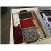 Image 2 : 2 TRAY OF UNIVERSAL REMOTES AND CZECH GLASS NECKLACES