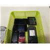 Image 2 : Car stereo and lot of parts cell phones, uv light, technics  light and security camera