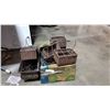 Image 1 : Box of decorative metal stands and décor