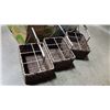 Image 4 : Box of decorative metal stands and décor