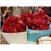 Image 2 : 3 BOXES OF GARLAND AND TRAY AND CRATE OF CHRISTMAS LIGHT UP ORNAMENTS