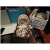 Image 3 : 3 BOXES OF GARLAND AND TRAY AND CRATE OF CHRISTMAS LIGHT UP ORNAMENTS
