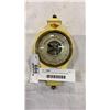 Image 12 : 2 VINTAGE CLOCKS AND LEADED GLASS HOUSE SHADE