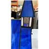 Image 3 : 2 VINTAGE CLOCKS AND LEADED GLASS HOUSE SHADE