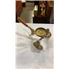 Image 8 : BRASS ROLLING STAND WITH LIDDED CONTAINER