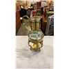 Image 1 : VINTAGE BRASS AND GLASS CARAFFE