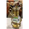 Image 2 : VINTAGE BRASS AND GLASS CARAFFE