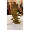 Image 3 : 2 METAL EAGLE STATUES
