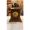 Image 2 : CARVED WOOD MANTLE CLOCK