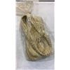 Image 3 : Fleece lined moccasins and 3d wolf pic