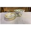Image 2 : 2 PLATE PEDESTALS ONE IS ENGLISH DOGWOOD CHINA