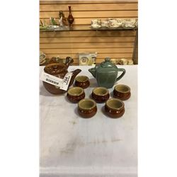 ENGLISH EMERSONS OVEN AND FREEZER PROOF STONEWARE AND TESPOT