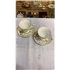 Image 10 : GRACIE BONE CHINA TEAPOT AND PORCELAIN CUPS AND SAUCERS